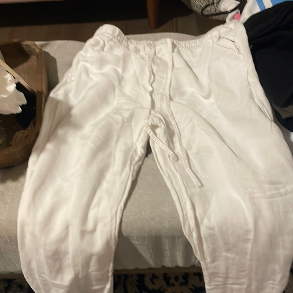 Linen Pant in White